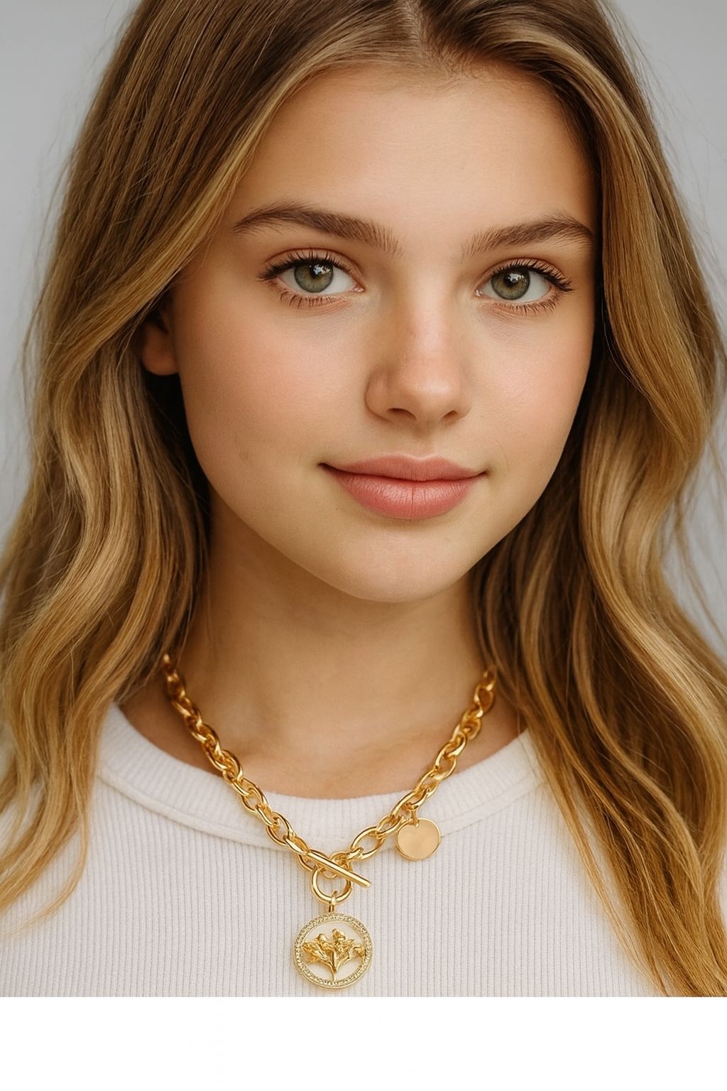Collar dije arbol vida con circonia