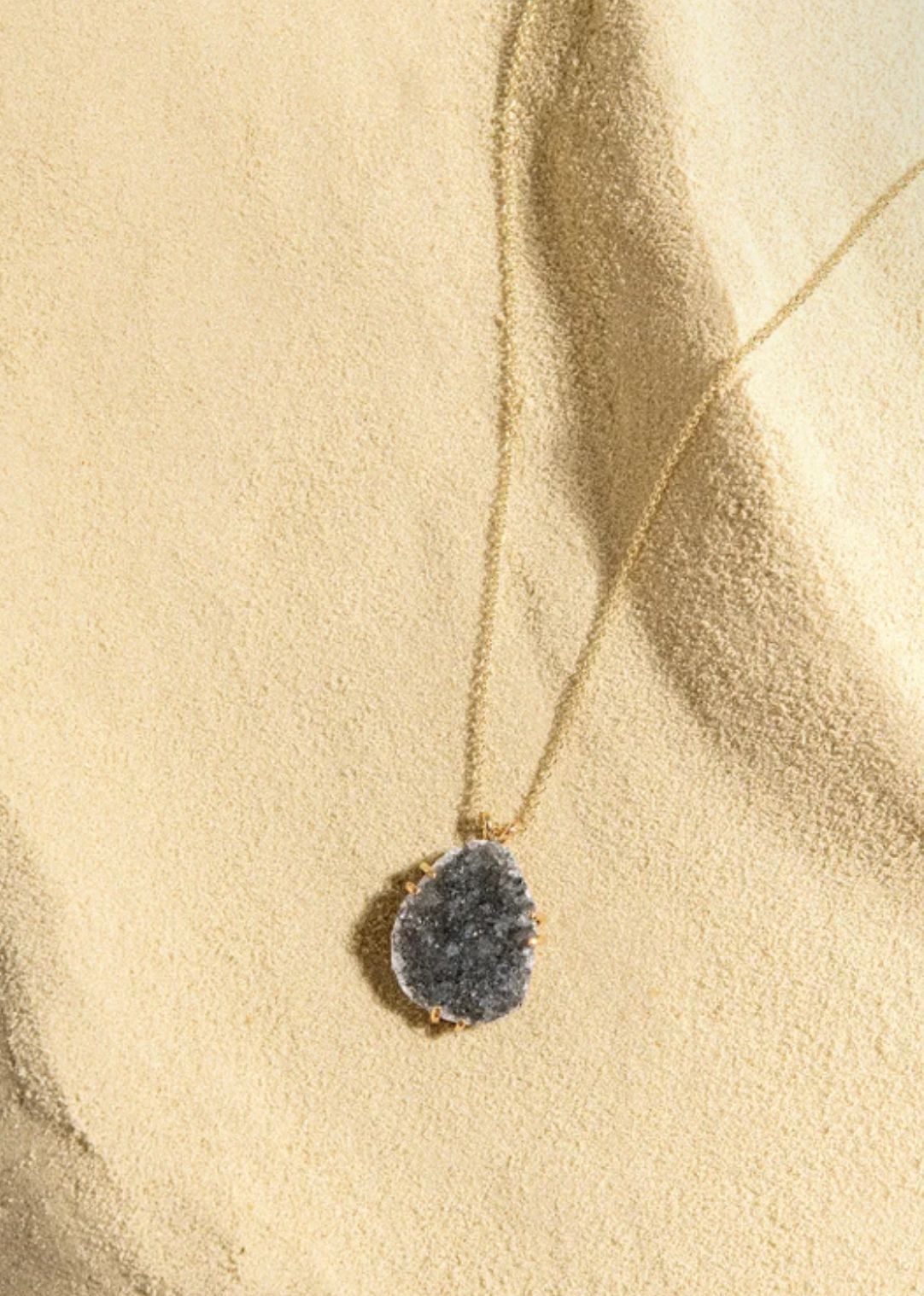 Collar dije cristales negro