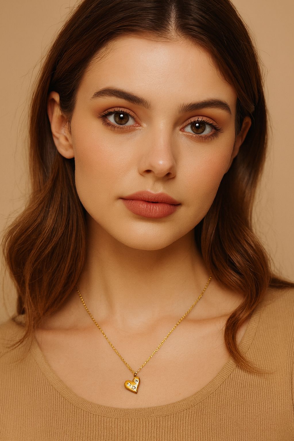 Collar charm corazón