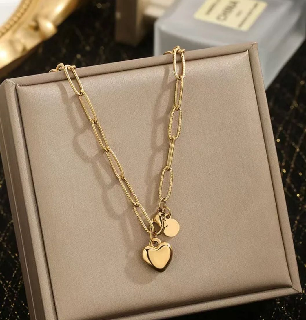 Collar charm corazón