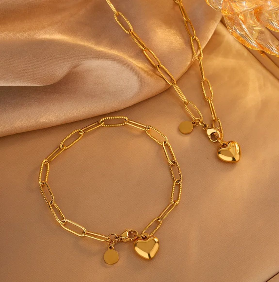 Collar charm corazón