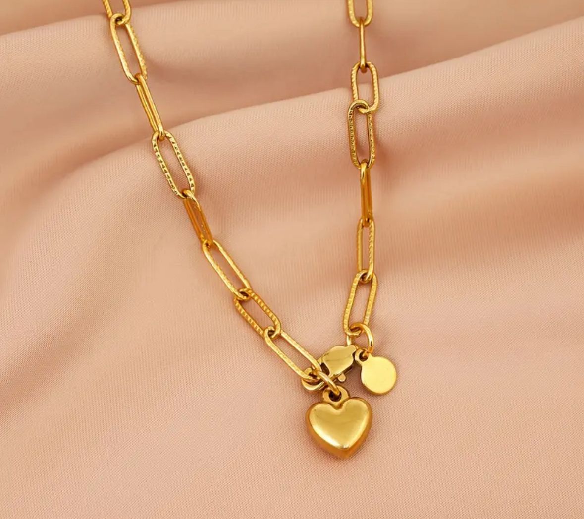 Collar charm corazón