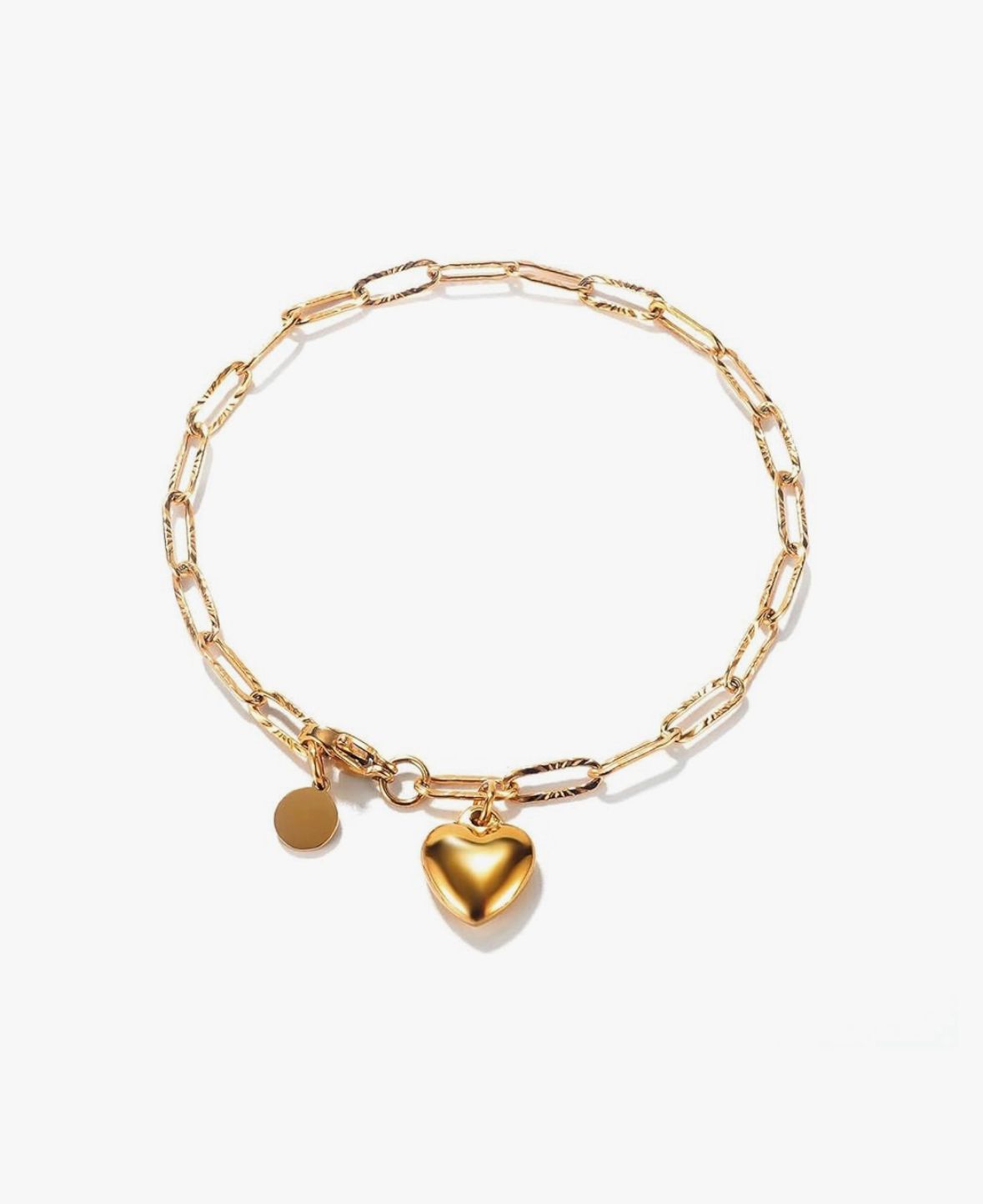 Pulsera charm corazón bold